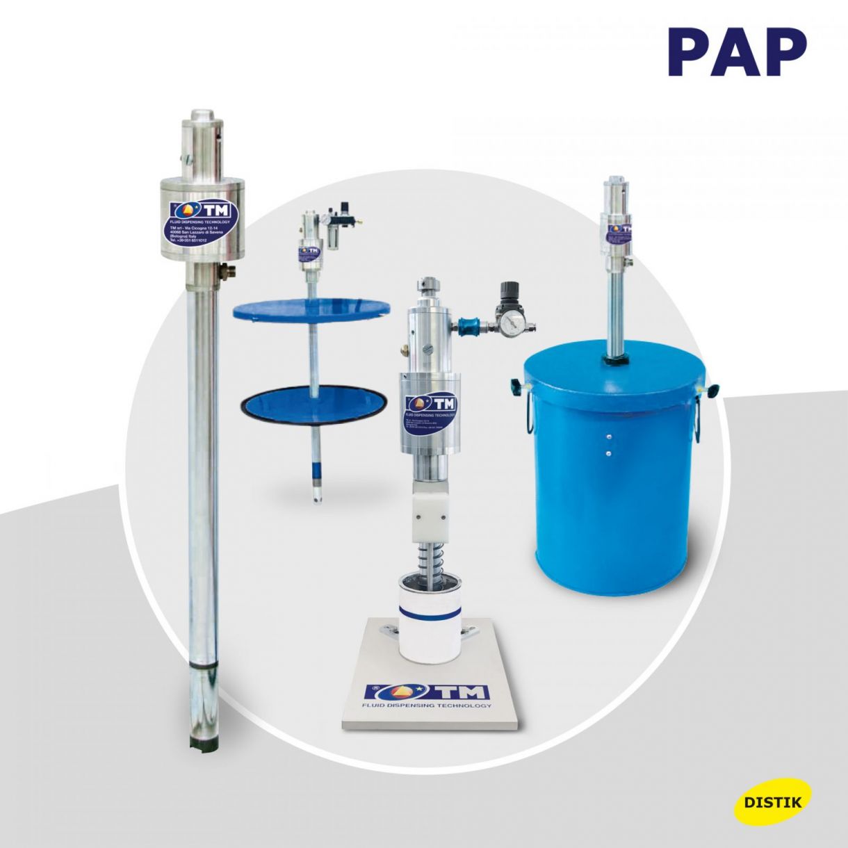 PNEUMATIC PUMPS FOR PAILS AND CANISTERS (PAP)